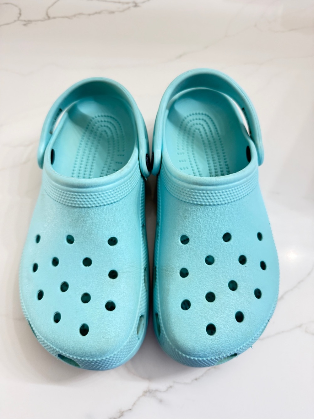 Classic Crocs Teal clogs Sandals M7 W9